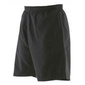 Finden and Hales Ladies Microfibre Shorts - Black Size XXL18