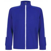 Finden and Hales Kids Knitted Tracksuit Top - Royal Blue/White Size 13