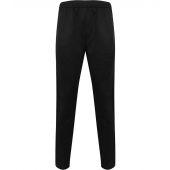 Finden and Hales Knitted Tracksuit Pants - Black/Black Size 3XL