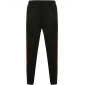 Finden and Hales Knitted Tracksuit Pants - Black/Red Size 3XL