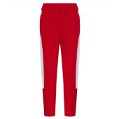 Finden and Hales Kids Knitted Tracksuit Pants - Red/White Size 13