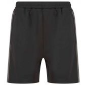 Finden and Hales Knitted Shorts - Black/Gunmetal Size 3XL