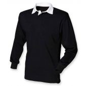 Front Row Classic Rugby Shirt - Black/White Size 5XL