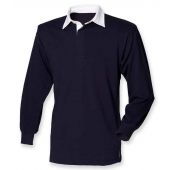 Front Row Classic Rugby Shirt - Navy/White Size 5XL