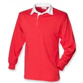 Front Row Classic Rugby Shirt - Red/White Size 5XL