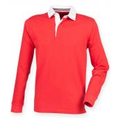Front Row Premium Superfit Rugby Shirt - Red Size 3XL