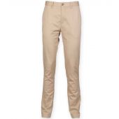 Front Row Stretch Chino Trousers - Stone Size 40/L