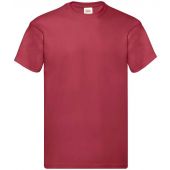 Fruit of the Loom Original T-Shirt - Brick Red Size 3XL