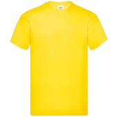 Fruit of the Loom Original T-Shirt - Yellow Size 3XL