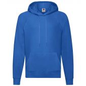 Fruit of the Loom Lightweight Hooded Sweatshirt - Royal Blue Size XXL
