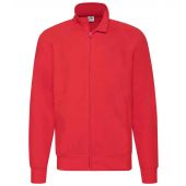 Fruit of the Loom Lightweight Sweat Jacket - Red Size XXL