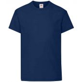 Fruit of the Loom Kids Original T-Shirt - Navy Size 14-15