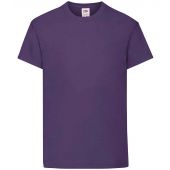 Fruit of the Loom Kids Original T-Shirt - Purple Size 14-15