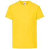 Fruit of the Loom Kids Original T-Shirt - Yellow Size 14-15