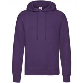 Fruit of the Loom Classic Hooded Sweatshirt - Purple Size XXL