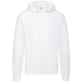 Fruit of the Loom Classic Hooded Sweatshirt - White Size 4XL