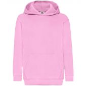 Fruit of the Loom Kids Classic Hooded Sweatshirt - Light Pink Size 14-15