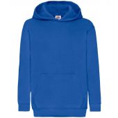Fruit of the Loom Kids Classic Hooded Sweatshirt - Royal Blue Size 14-15