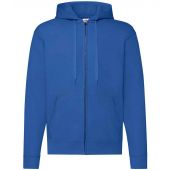 Fruit of the Loom Classic Zip Hooded Sweatshirt - Royal Blue Size XL