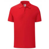 Fruit of the Loom Iconic Piqué Polo Shirt - Red Size 3XL
