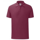 Fruit of the Loom Tailored Poly/Cotton Piqué Polo Shirt - Burgundy Size 3XL