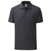 Fruit of the Loom Tailored Poly/Cotton Piqué Polo Shirt - Dark Heather Size 3XL