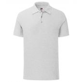 Fruit of the Loom Tailored Poly/Cotton Piqué Polo Shirt - Heather Grey Size 3XL