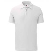 Fruit of the Loom Tailored Poly/Cotton Piqué Polo Shirt - White Size 3XL
