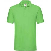 Fruit of the Loom Premium Cotton Piqué Polo Shirt - Lime Green Size 3XL