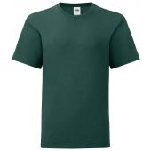 Fruit of the Loom Kids Iconic 150 T-Shirt - Forest Green Size 14-15