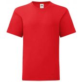Fruit of the Loom Kids Iconic 150 T-Shirt - Red Size 14-15