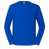 Fruit Loom Iconic 195 Premium Long Sleeve T-Shirt - Royal Blue Size 3XL