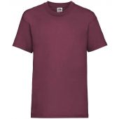 Fruit of the Loom Kids Value T-Shirt - Burgundy Size 14-15