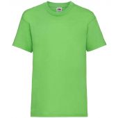 Fruit of the Loom Kids Value T-Shirt - Lime Green Size 14-15