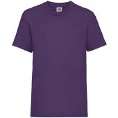 Fruit of the Loom Kids Value T-Shirt - Purple Size 14-15
