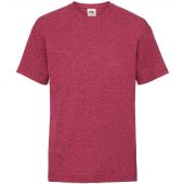 Fruit of the Loom Kids Value T-Shirt - Heather Red Size 14-15