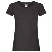 Fruit of the Loom Lady Fit Original T-Shirt - Black Size XXL
