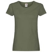 Fruit of the Loom Lady Fit Original T-Shirt - Classic Olive Size XXL