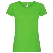 Fruit of the Loom Lady Fit Original T-Shirt - Lime Green Size XXL
