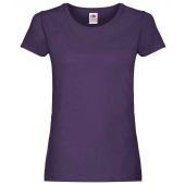 Fruit of the Loom Lady Fit Original T-Shirt - Purple Size XXL