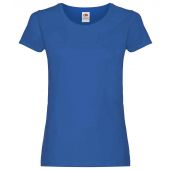 Fruit of the Loom Lady Fit Original T-Shirt - Royal Blue Size XXL