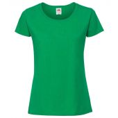 Fruit of the Loom Ladies Ringspun Premium T-Shirt - Kelly Green Size XXL