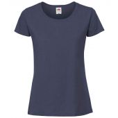 Fruit of the Loom Ladies Ringspun Premium T-Shirt - Navy Size XXL