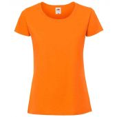 Fruit of the Loom Ladies Ringspun Premium T-Shirt - Orange Size XXL
