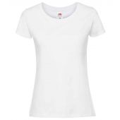 Fruit of the Loom Ladies Ringspun Premium T-Shirt - White Size XXL