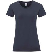 Fruit of the Loom Ladies Iconic 150 T-Shirt - Deep Navy Size XXL