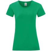 Fruit of the Loom Ladies Iconic 150 T-Shirt - Kelly Green Size XXL