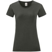 Fruit of the Loom Ladies Iconic 150 T-Shirt - Light Graphite Size XXL
