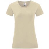 Fruit of the Loom Ladies Iconic 150 T-Shirt - Natural Size XXL