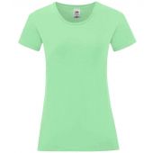Fruit of the Loom Ladies Iconic 150 T-Shirt - Neo Mint Size XS